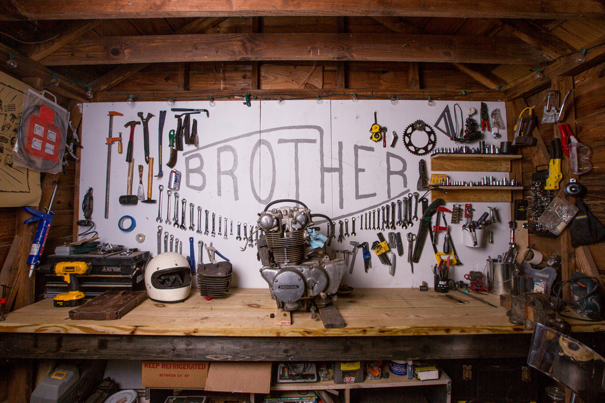Brother Moto first garage