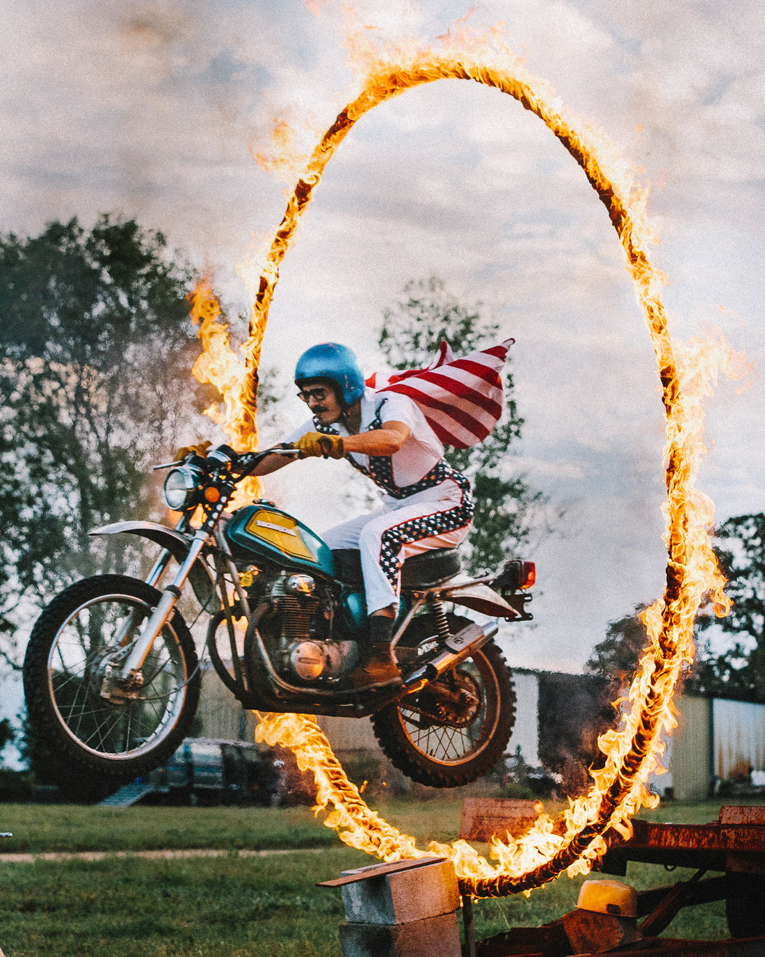 We Jumped a Motorcycle Through a Ring of Fire and Here's How