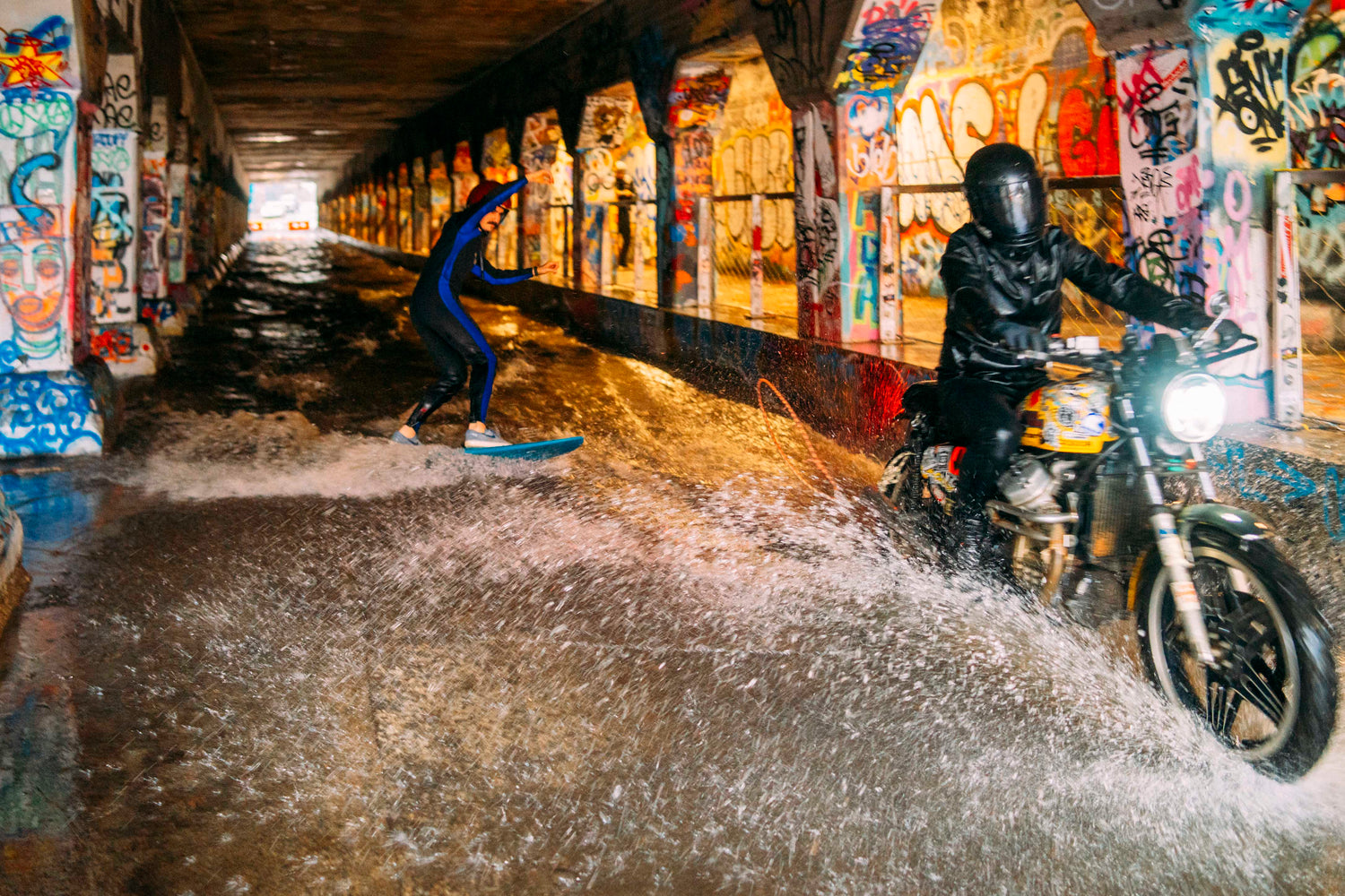 Surf the krog tunnel in Atlanta